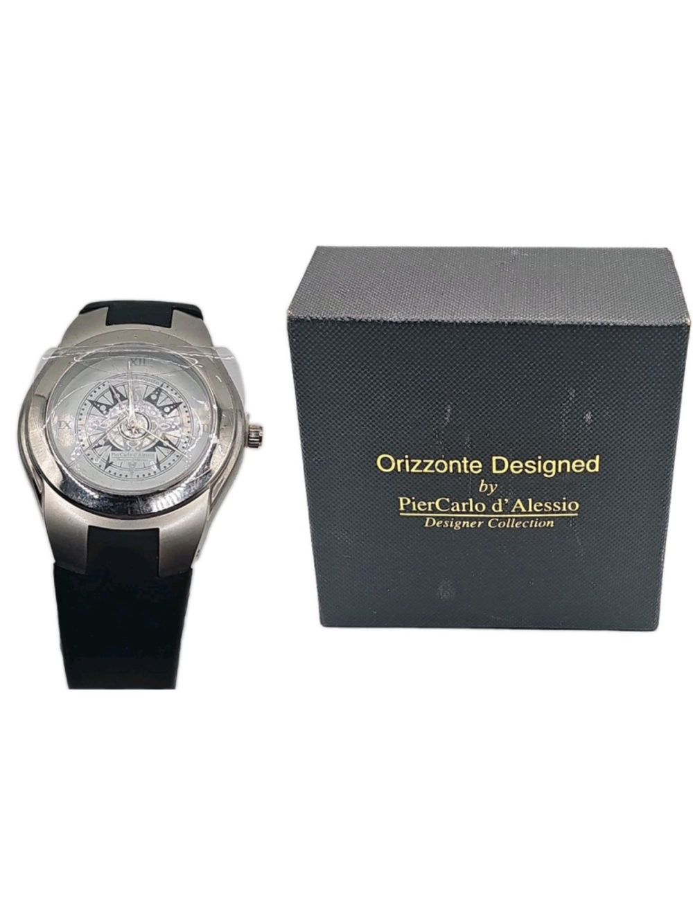 Orizzonte Designed By Pier Carlo Alessio New Men's Watch in Original Box 35mm